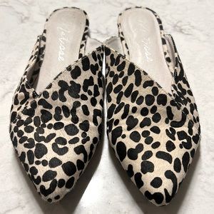 Matisse Leather and Cowhide Slippers